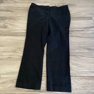 Loft Julie Straight black pants size 14.